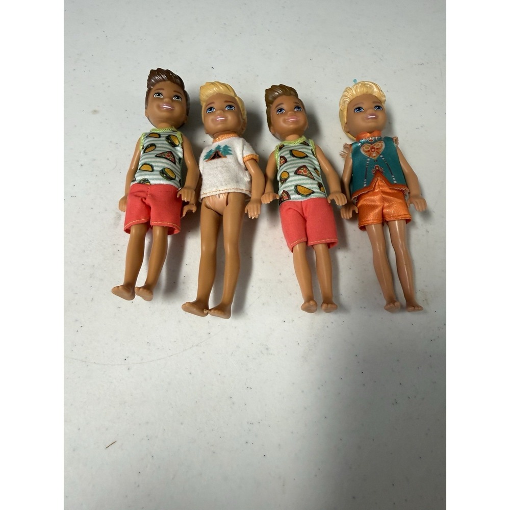 Mattel Barbie Club Chelsea Boy Doll Lot - Set of 4 2016